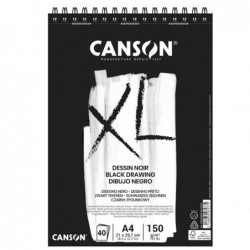 Album XL Dessin noir A4 150 gr 40 fogli Canson