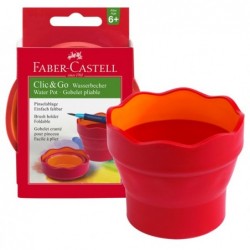 Vaschetta Click & Go multiuso rossa Faber Castell