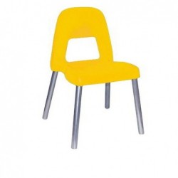 Sedia per bambini Piuma H 31 cm giallo CWR