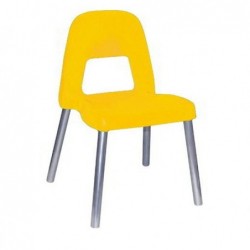 Sedia per bambini Piuma H 35 cm giallo CWR