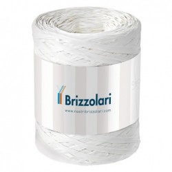 Nastro Rafia sintetica bianco 01 5mmx200mt Brizzolari