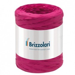 Nastro Rafia sintetica fucsia 13 5mmx200mt Brizzolari