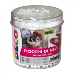 Palline di neve in polistirolo Deco barattolo 350 ml