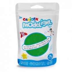 Pasta Model Light 50 gr verde Carioca