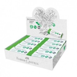 Gomma Erasure verde Faber Castell expo 20 pezzi