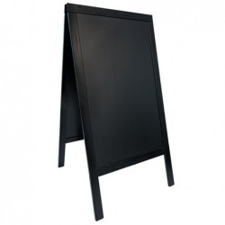 Lavagna Sandwich cavalletto nero 69 x 125 cm Securit