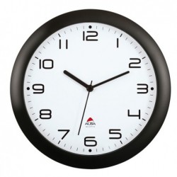 Orologio da parete Hornew diametro 30 cm nero Alba