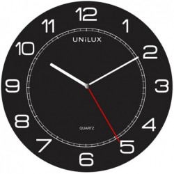 Orologio da parete Mega diametro 57,5 cm nero Unilux