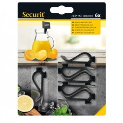 Supporti clip per targhette Securit set 6 pezzi