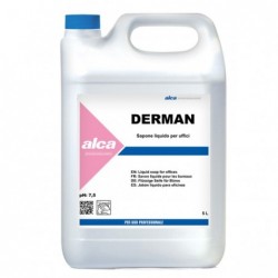 Sapone liquido Derman fiorito Alca tanica da 5 L