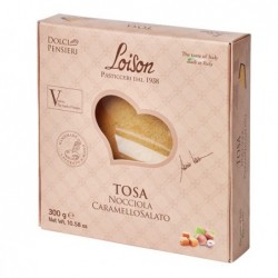 Torta Tosa nocciola e caramello salato 300 gr Loison