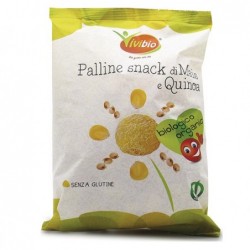 Palline snack di mais e quinoa 40 gr Vivibio