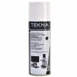 Schiuma spray per monitor/pc/tablet/tv 200 ml Tekna