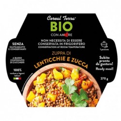 Zuppa lenticchie e zucca 300 gr Cereal Terra