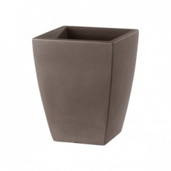 Vaso Quadro Veneto 56 L cappuccino TeraPlast